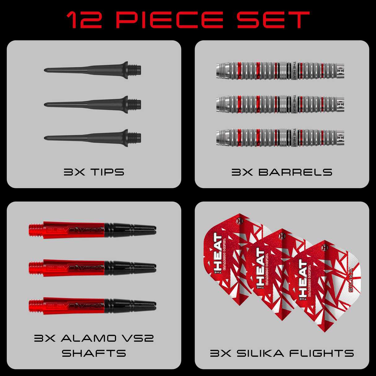 Harrows Damon Heta Darts - Soft Tip - 90% Tungsten - Series 4