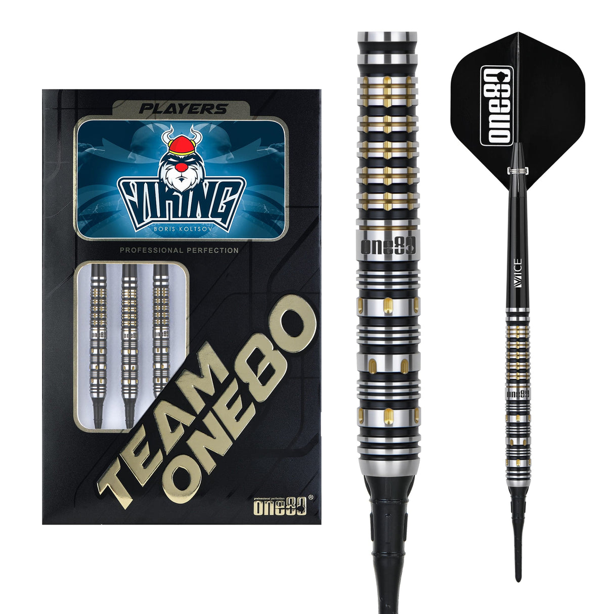 One80 Boris Koltsov Darts - Soft Tip - 90% Tungsten 18g