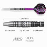 One80 Jelle Klaasen Darts - Steel Tip - 90% Tungsten - V3 23g