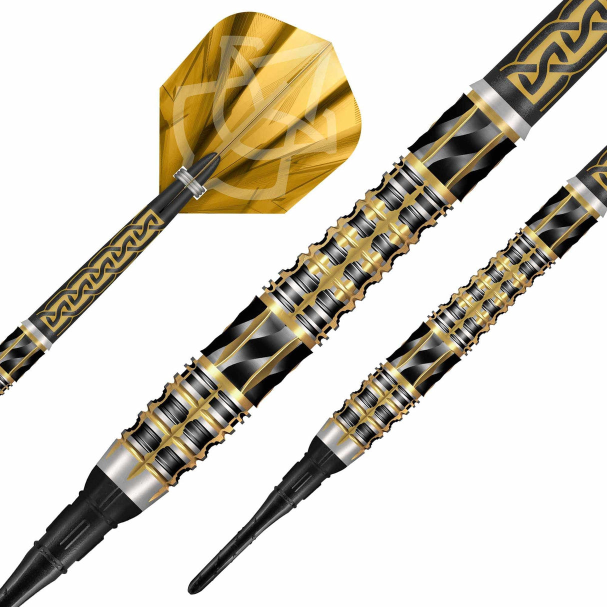 Shot Alchemy Darts - Soft Tip - 95% Tungsten - Auro 20g