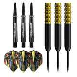 GOAT Athlete Darts - Steel Tip - 90% Tungsten - Yellow