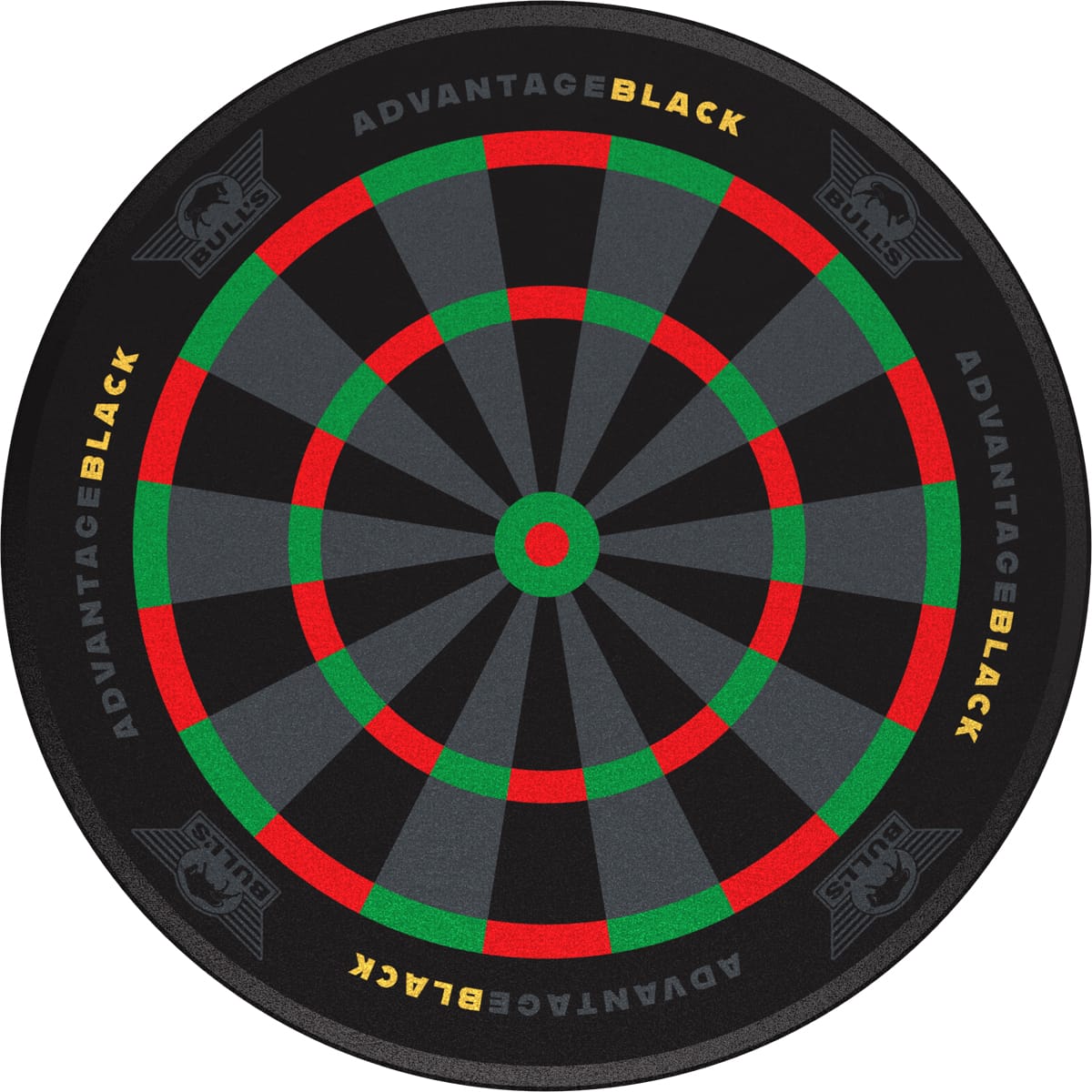 Bulls Advantage Black - Mini Dartboard Display