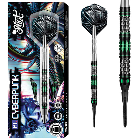 Shot AI Darts - Soft Tip - Cyberpunk