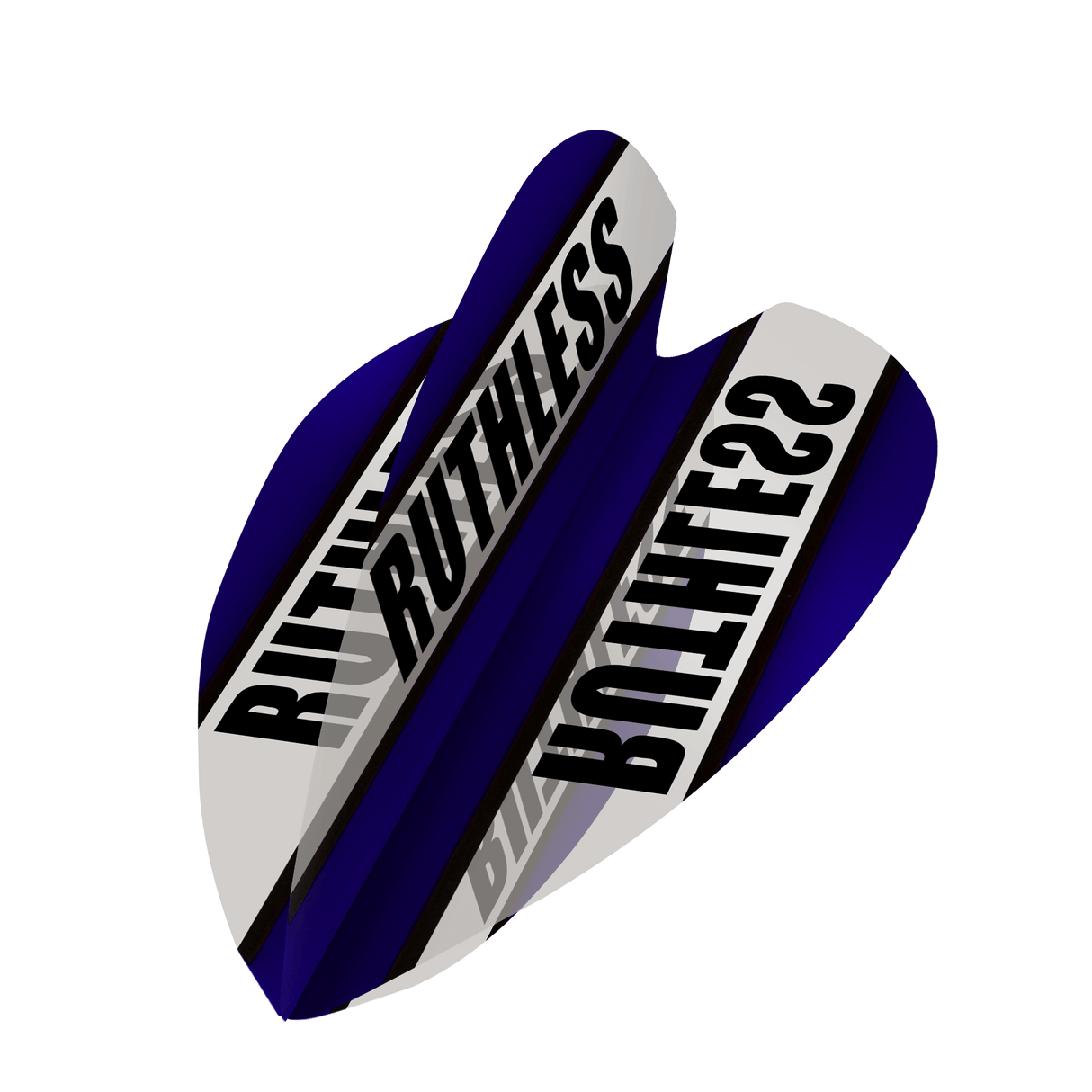 *Ruthless - Clear Panel - Dart Flights - 100 Micron - Retro