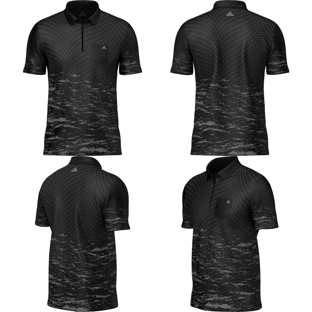 Arraz Lava Dart Shirt - with Pocket - Black & Grey