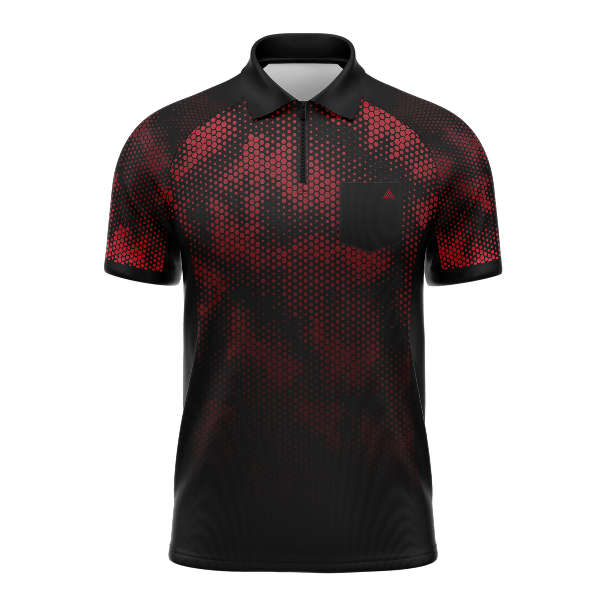 Arraz Hex Dart Shirt - Lightweight - Black & Red
