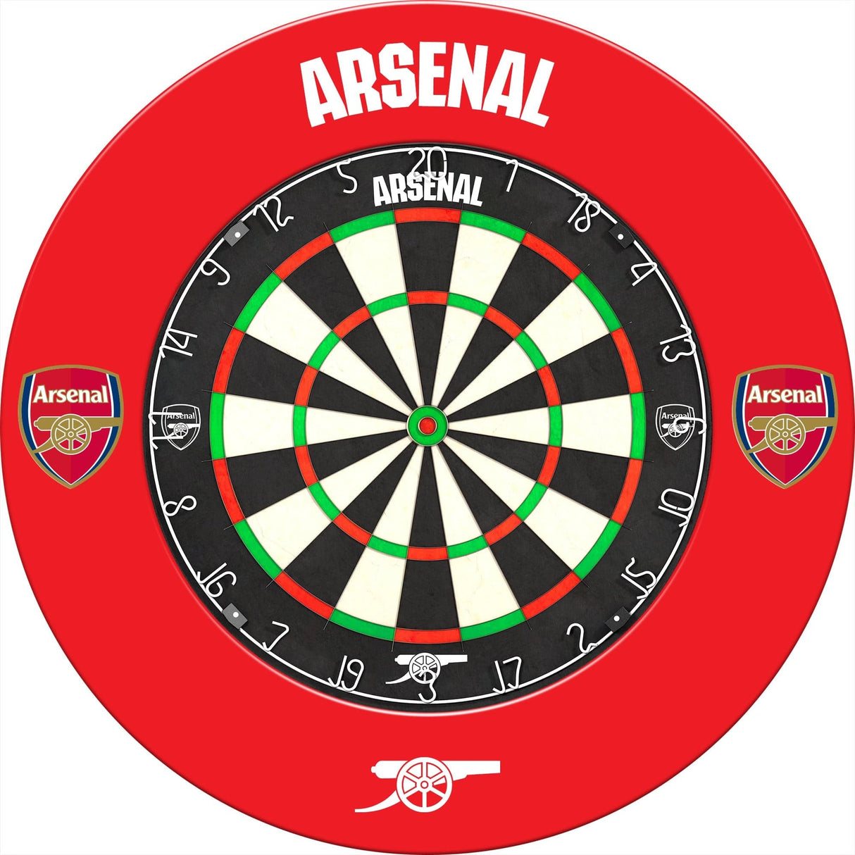 Arsenal FC Dartboard Surround - Official Licensed - The Gunners - S1 - Red - Logo