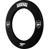 Arsenal FC Dartboard Surround - Official Licensed - The Gunners - S2 - Black - Mono Logo