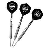 Arsenal FC Darts - Steel Tip Brass - Official Licensed - The Gunners - 22g 22g