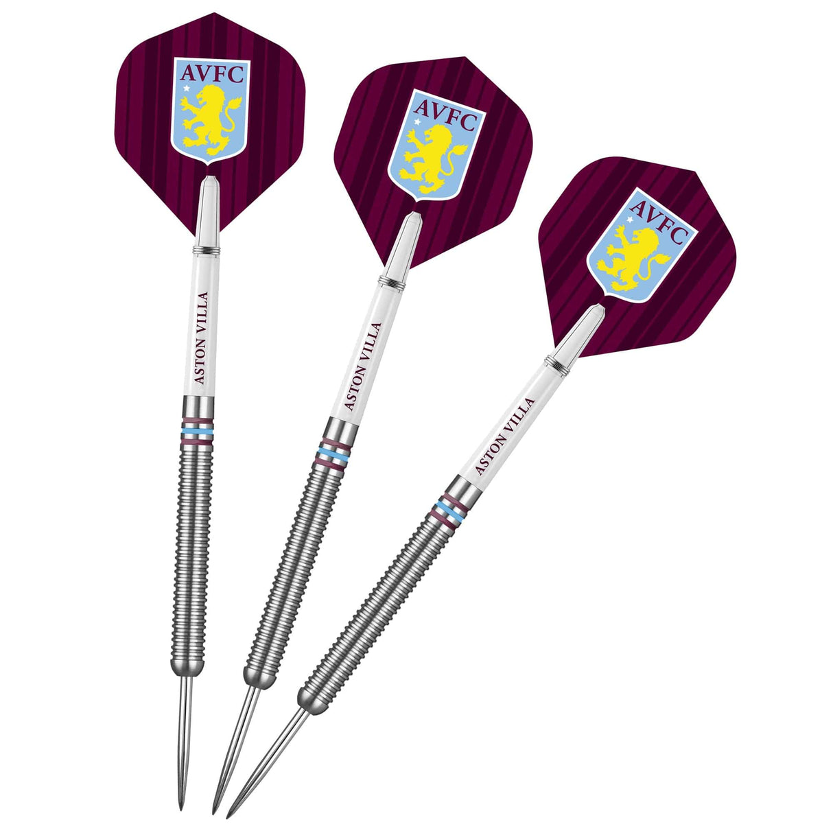 Aston Villa FC Darts - Steel Tip Tungsten - Official Licensed - AVFC - 24g