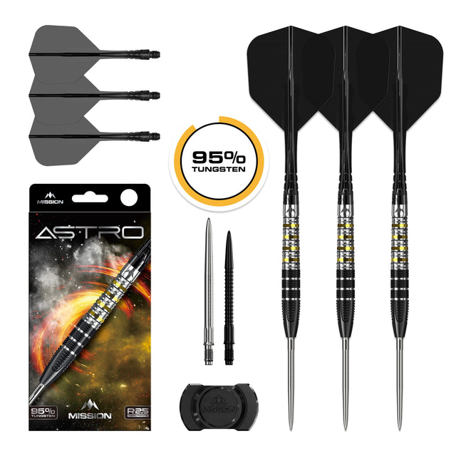 Mission Astro R2.5 Darts - Steel Tip - 95% Tungsten