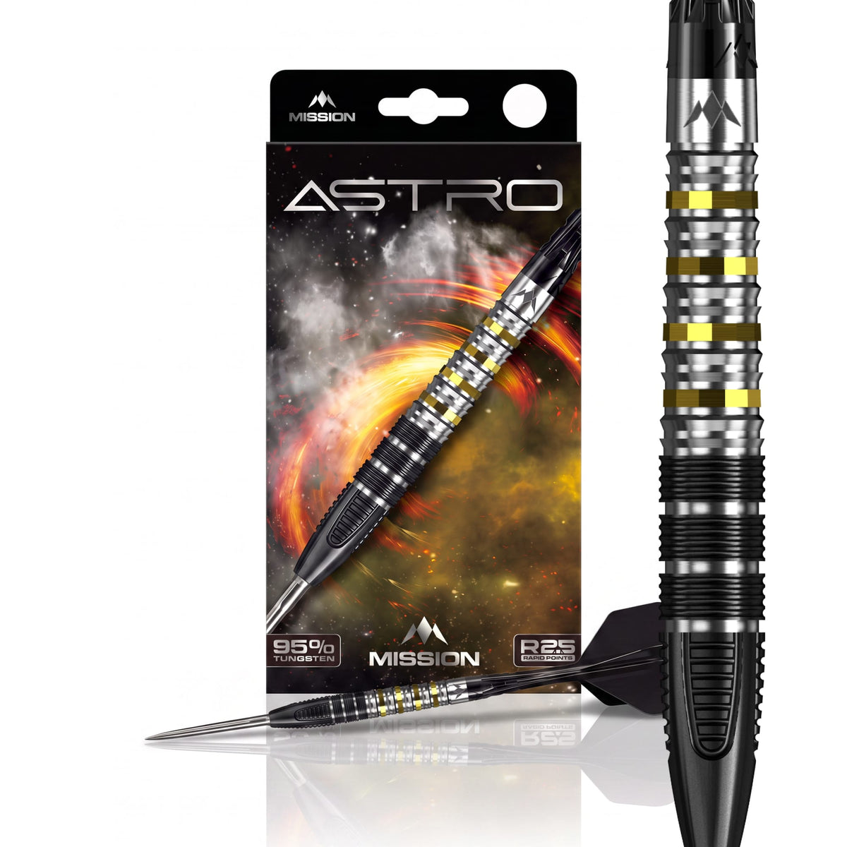 Mission Astro R2.5 Darts - Steel Tip - 95% Tungsten