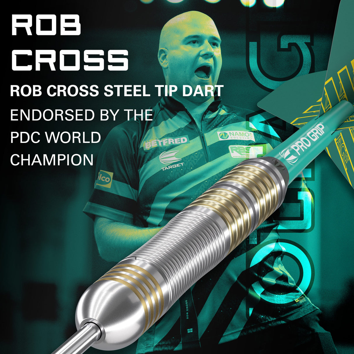 Target Rob Cross Darts - Steel Tip - Brass 22g
