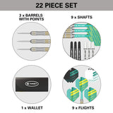 Target Rob Cross Darts - Steel Tip - Brass 22g