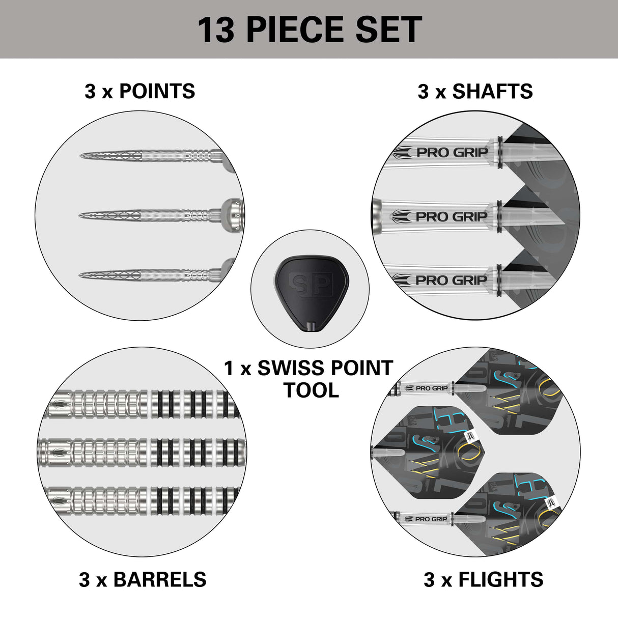 Target Chris Dobey Darts - Steel Tip - 90% Tungsten