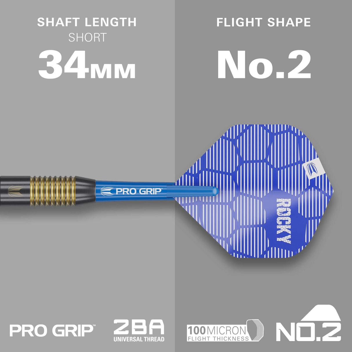 Target Josh Rock Darts - Soft Tip - Brass 18g