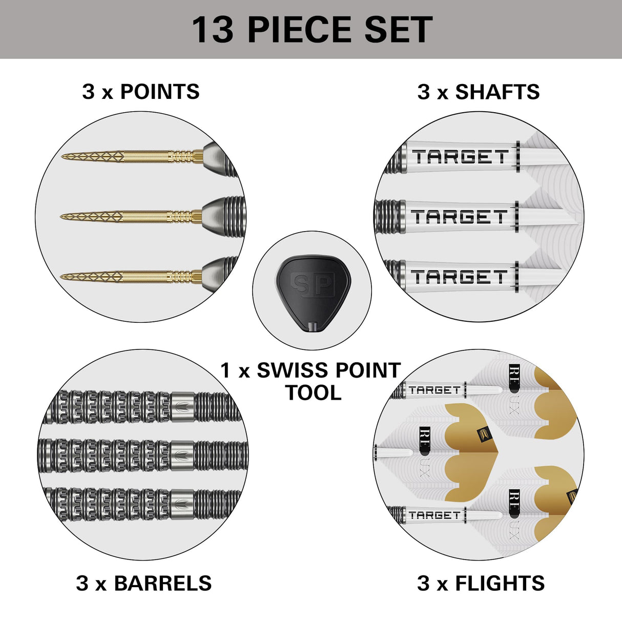 Target Redux Darts - Steel Tip - 90% Tungsten - 03