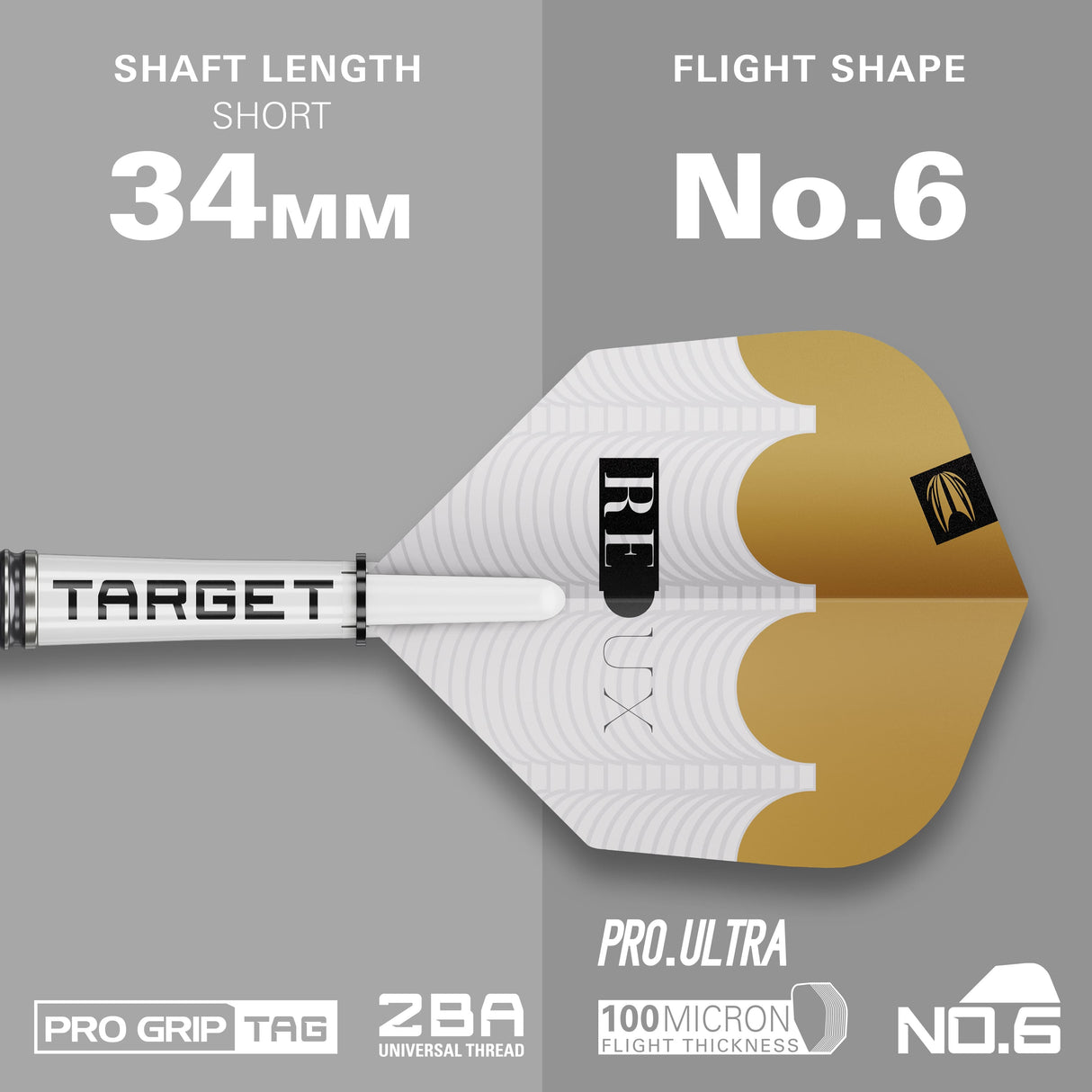 Target Redux Darts - Soft Tip - 90% Tungsten - 10 18g
