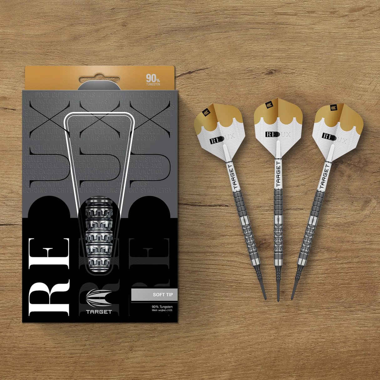 Target Redux Darts - Soft Tip - 90% Tungsten - 10 18g