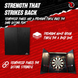 Ruthless Home Darts Centre - Cabinet with USB Light - Black