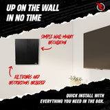 Ruthless Home Darts Centre - Cabinet with USB Light - Black