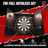 Ruthless Home Darts Centre - Cabinet with USB Light - Cobra