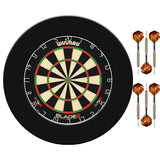 Winmau Blade 6 Dartboard with Surround & 2 Darts Sets - Professional - with Rota Lock System