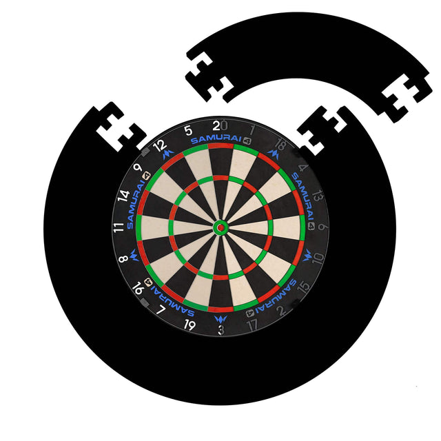 Mission Samurai 4 Dartboard Set - Dart Board & Jigsaw Surround