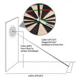 *Mission Measuring Tape Strip - Board And Oche Guide - Easy Set Up