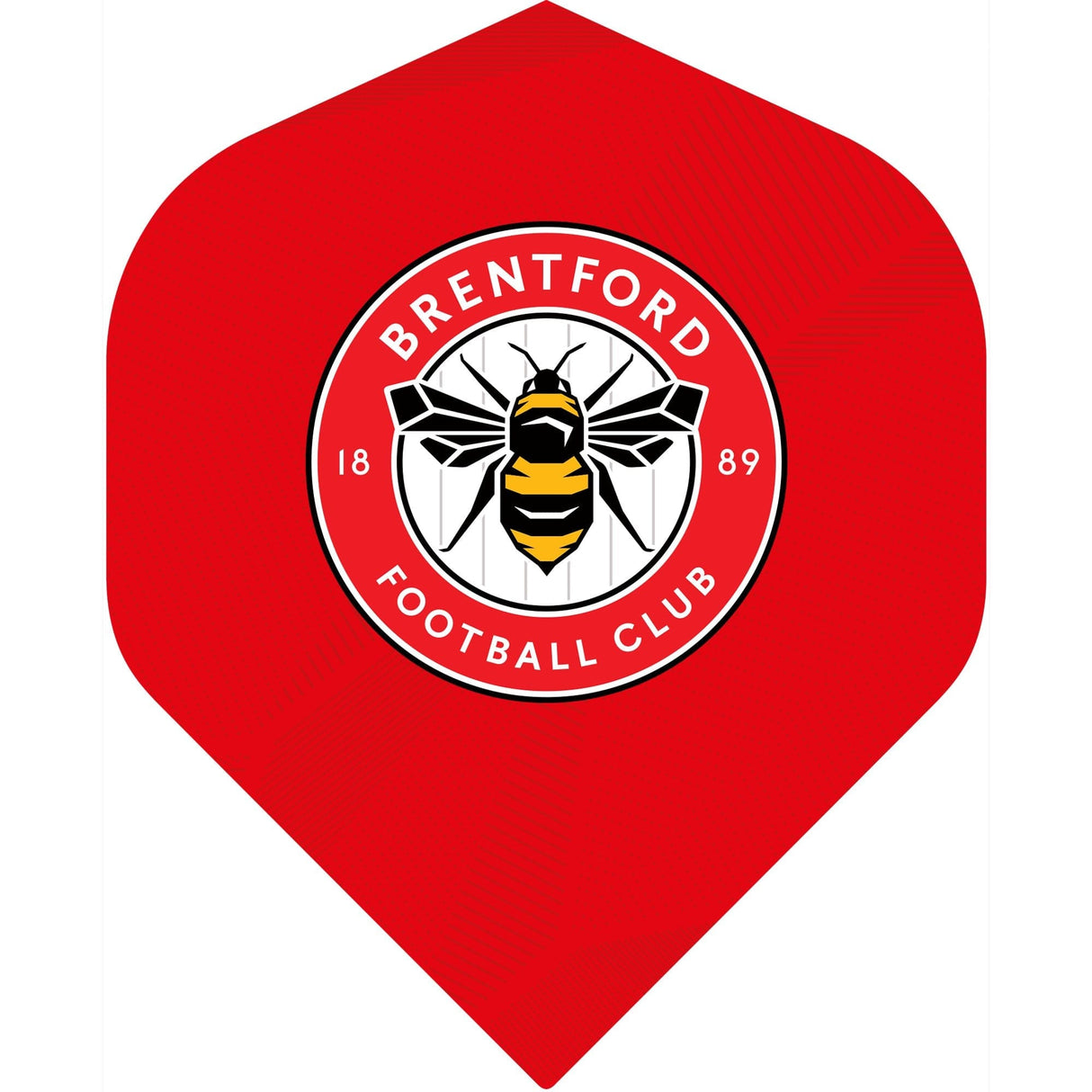 Brentford FC - Official Licensed - The Bees - Dart Flights - No2 - Std - F2 - Red