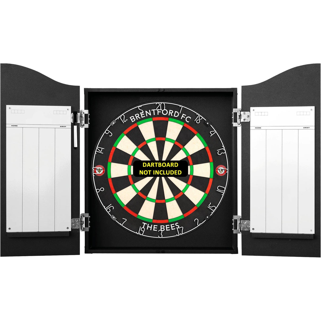 Brentford FC - Official Licensed - The Bees - Dartboard Cabinet - C3 - Red - Crest