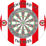 Brentford FC - Official Licensed - The Bees - Dartboard Surround - S2 - Stripes