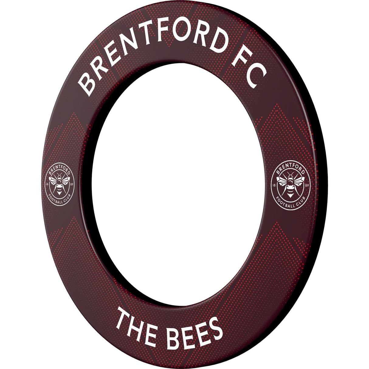 Brentford FC - Official Licensed - The Bees - Dartboard Surround - S3 - Dark Red