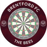 Brentford FC - Official Licensed - The Bees - Dartboard Surround - S3 - Dark Red