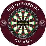 Brentford FC - Official Licensed - The Bees - Dartboard Surround - S3 - Dark Red