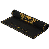 Bulls Advantage Carpet Dart Mat - with oche - Black  & Gold - 300 x 85cm