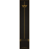 Bulls Advantage Carpet Dart Mat - with oche - Black  & Gold - 300 x 85cm