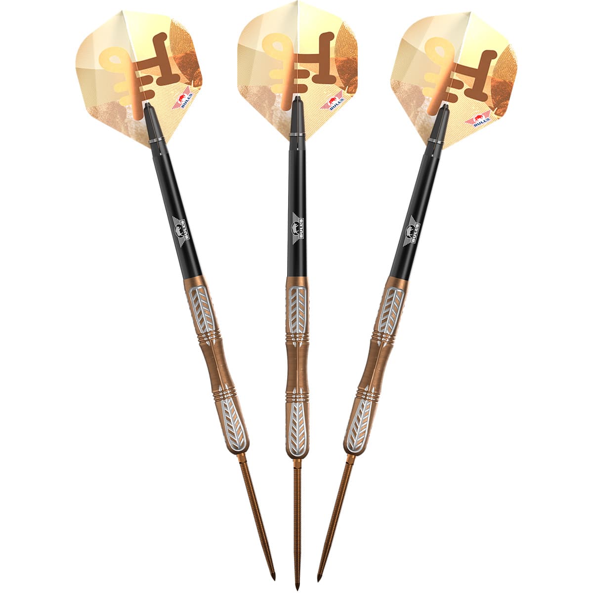 Bulls Bronzo CP Darts - Steel Tip - 90% Tungsten - True