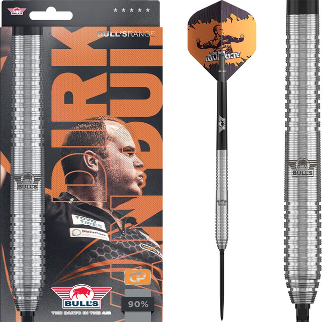 Bulls Dirk van Duijvenbode CP Darts - Steel Tip - 90% Tungsten