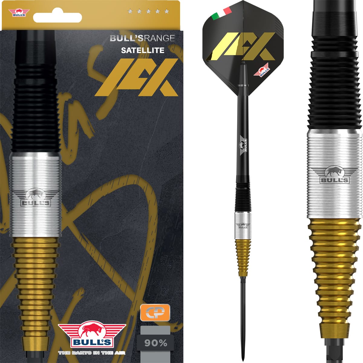 Bulls Massimo Dalla-Rosa CP Darts - Steel Tip - 90% Tungsten
