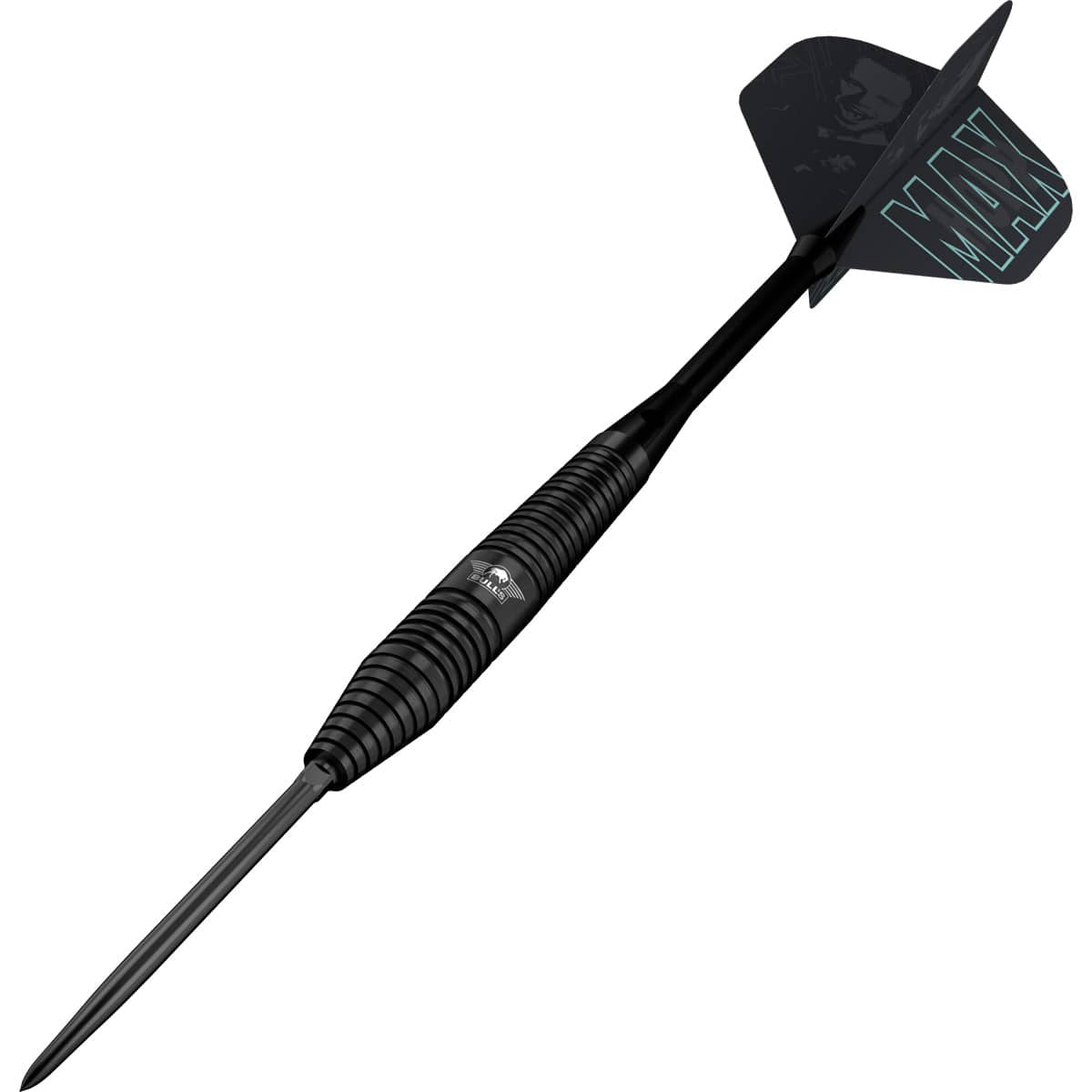 Bulls Max Hopp CP Darts - Steel Tip - 80% Tungsten - Black