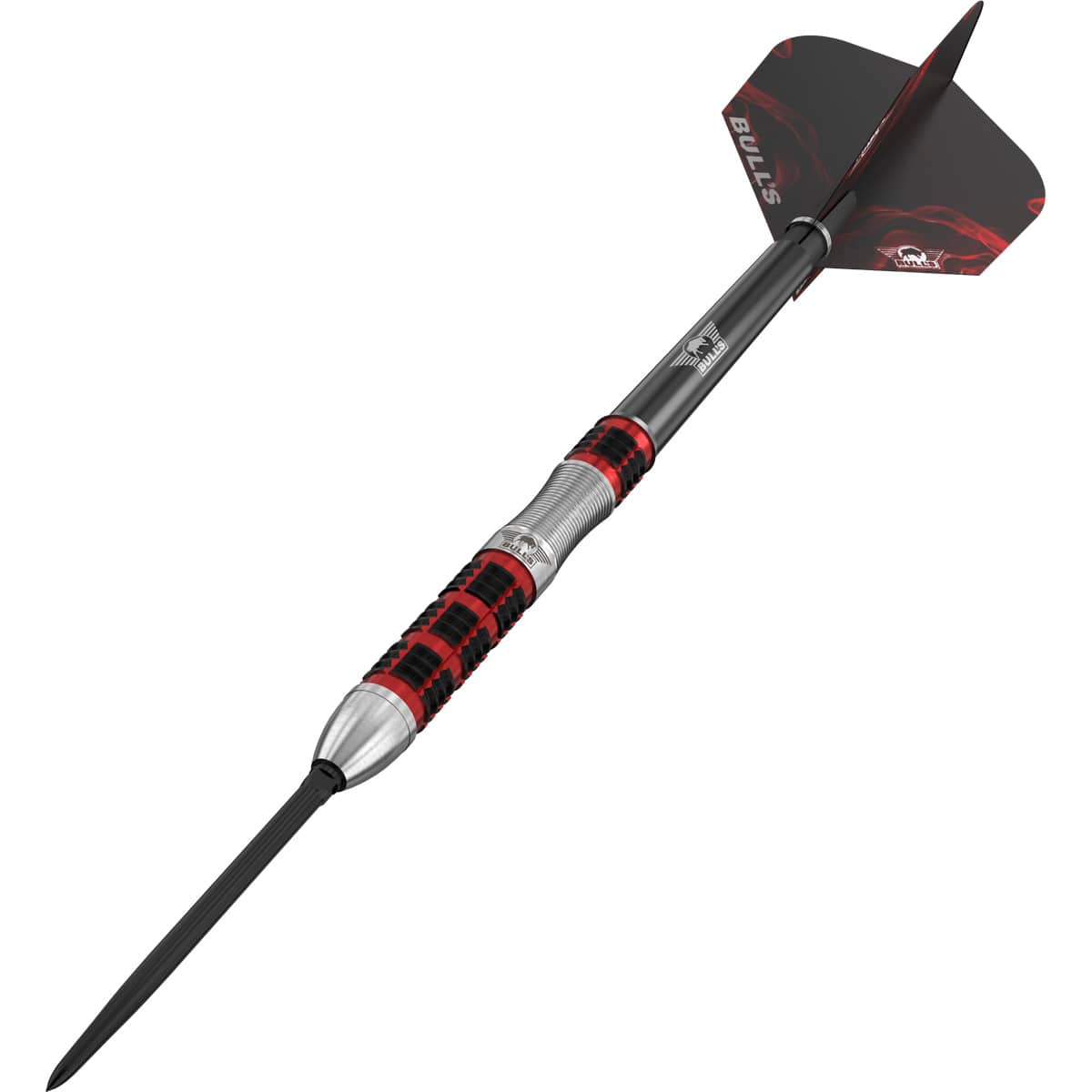 Bulls Smoke CP Darts - Steel Tip - 90% Tungsten - Red Ember