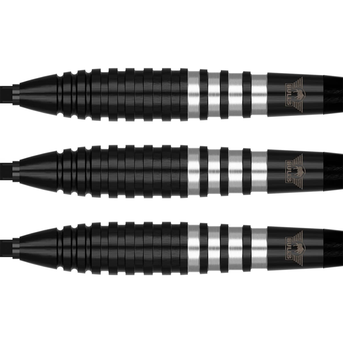 Bulls Volt CP Darts - Steel Tip - 80% Tungsten - Black