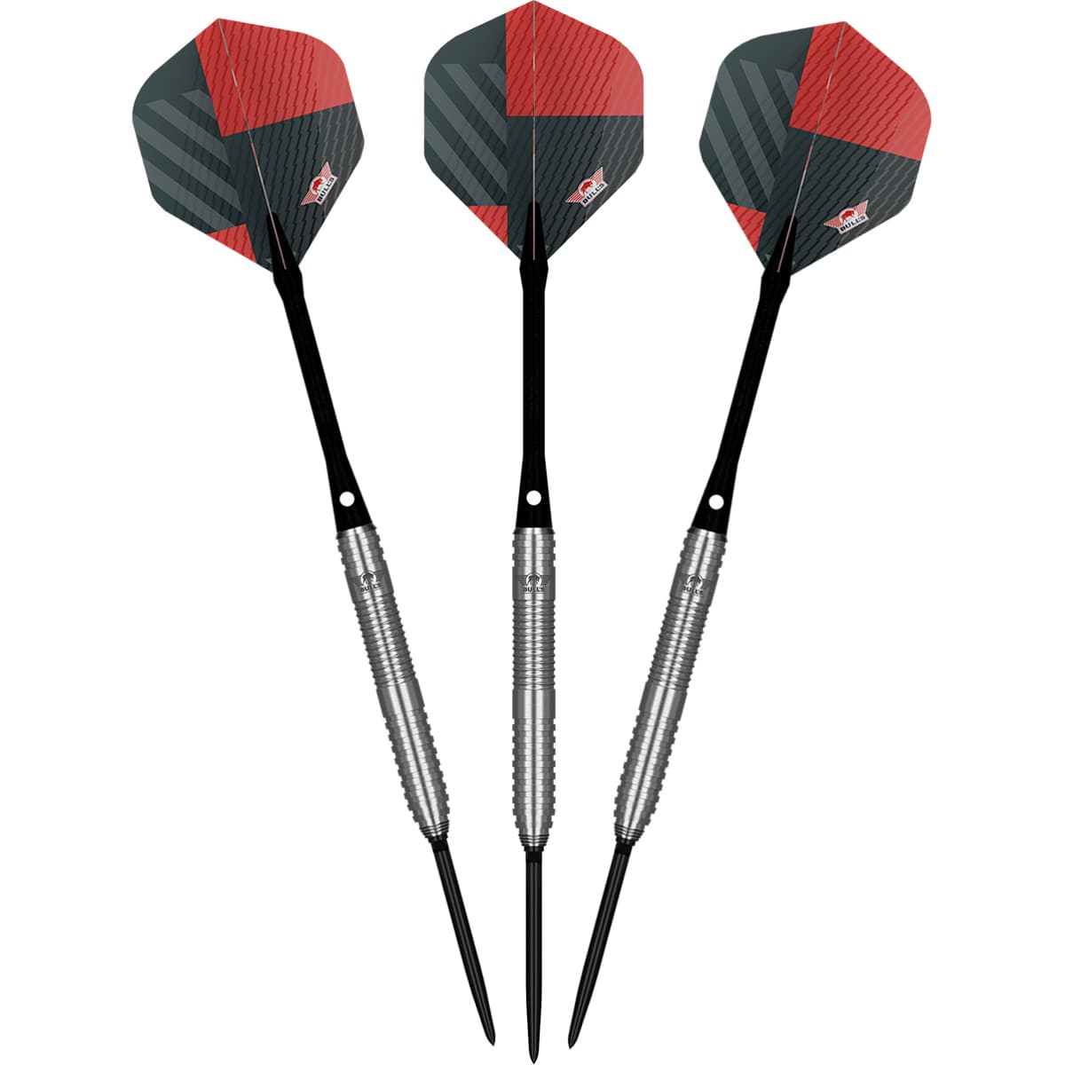 Bulls Volt CP Darts - Steel Tip - 80% Tungsten - Red