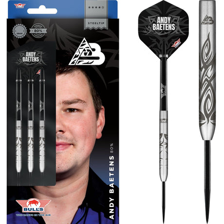 Bulls Andy Baetens Darts - Steel Tip - 80% - Smooth Lasered 21g