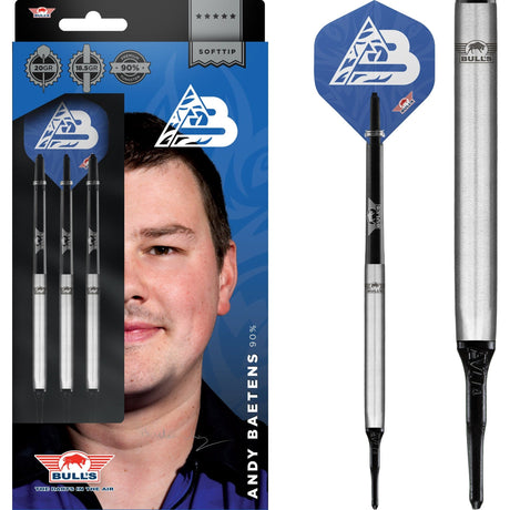 Bulls Andy Baetens Darts - Soft Tip - 90% - Smooth 20g