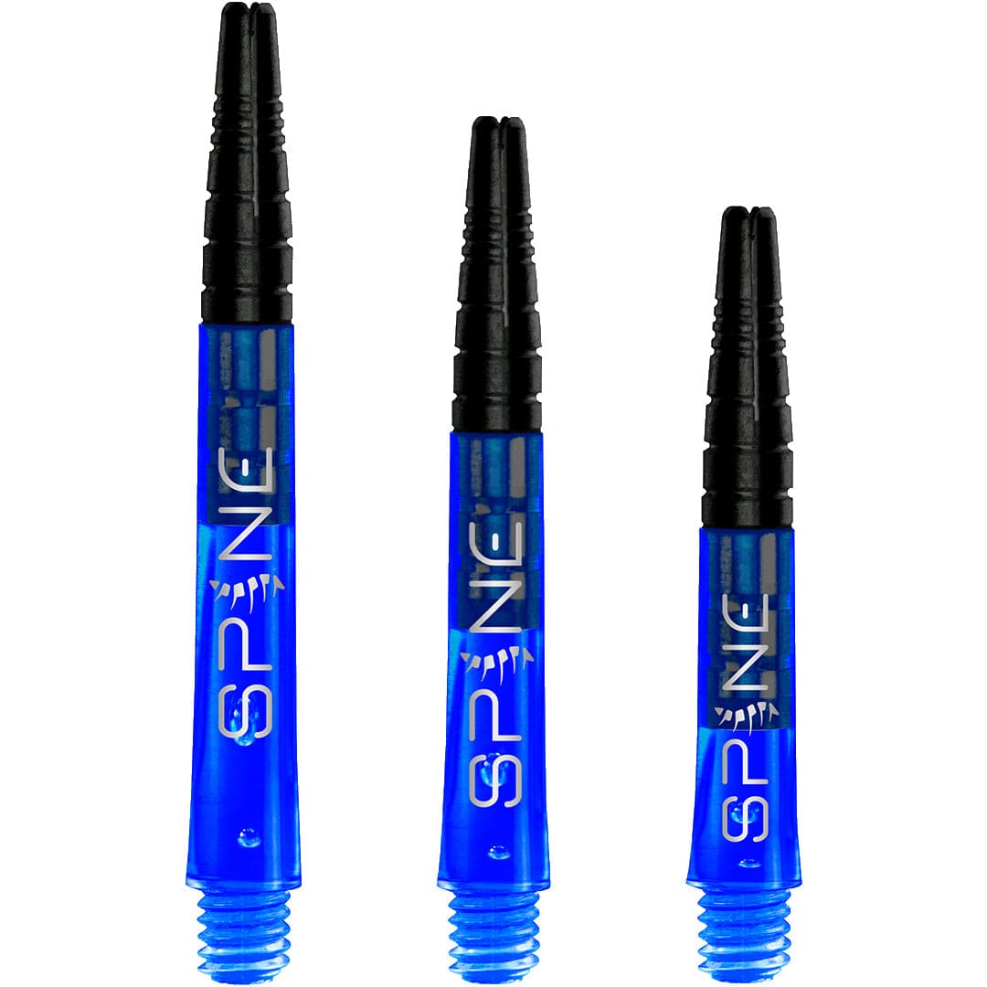 Bulls Spine Dart Shafts - Polycarbonate with Aluminium Top - Blue