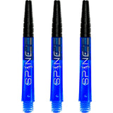 Bulls Spine Dart Shafts - Polycarbonate with Aluminium Top - Blue Medium