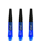 Bulls Spine Dart Shafts - Polycarbonate with Aluminium Top - Blue Short