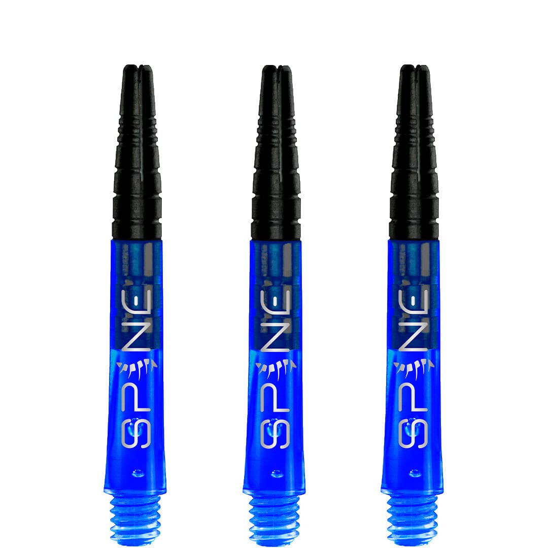 Bulls Spine Dart Shafts - Polycarbonate with Aluminium Top - Blue Tweenie